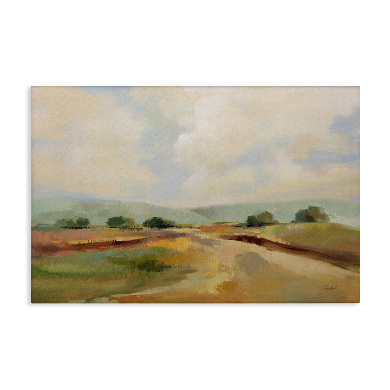 Stupell Industries Solitary Rural Landscape Canvas Wall Art Design by Silvia Vassileva